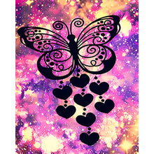 Load image into Gallery viewer, 6pcs Round Diamond Painting Set - Dream Butterfly (30*40CM)
