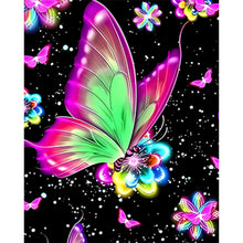 Load image into Gallery viewer, 6pcs Round Diamond Painting Set - Dream Butterfly (30*40CM)
