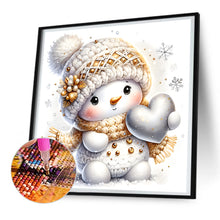Load image into Gallery viewer, Diamond Painting - Full Round - Christmas snowman (30*30CM)
