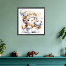 Load image into Gallery viewer, Diamond Painting - Full Round - Christmas snowman (30*30CM)

