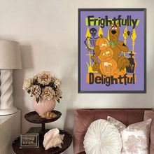 Load image into Gallery viewer, AB Diamond Painting - Full Round - scooby doo halloween (40*50CM)
