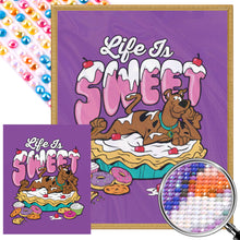 Load image into Gallery viewer, AB Diamond Painting - Full Round - Desserts and Scooby-Doo (40*50CM)
