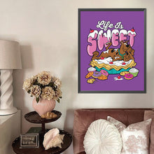 Load image into Gallery viewer, AB Diamond Painting - Full Round - Desserts and Scooby-Doo (40*50CM)
