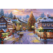 Load image into Gallery viewer, AB Diamond Painting - Full Round - christmas town (60*40CM)
