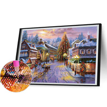 Load image into Gallery viewer, AB Diamond Painting - Full Round - christmas town (60*40CM)

