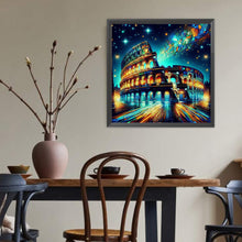 Load image into Gallery viewer, Diamond Painting - Full Round - glass art colosseum (40*40CM)
