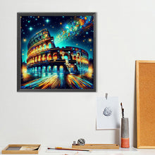 Load image into Gallery viewer, Diamond Painting - Full Round - glass art colosseum (40*40CM)
