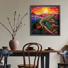 Load image into Gallery viewer, Diamond Painting - Full Round - Glass Art Great Wall of China (40*40CM)
