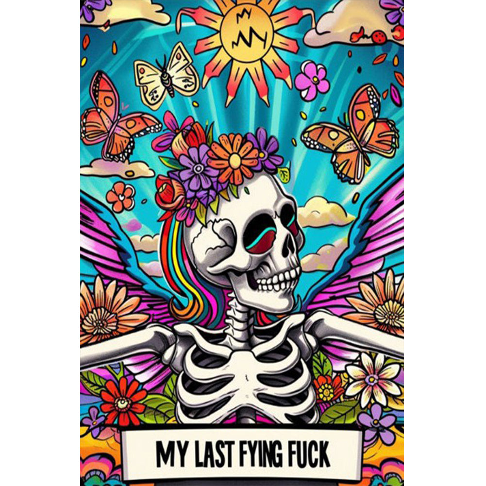 Diamond Painting - Full Round - Halloween I fly for the last time (40*60CM)