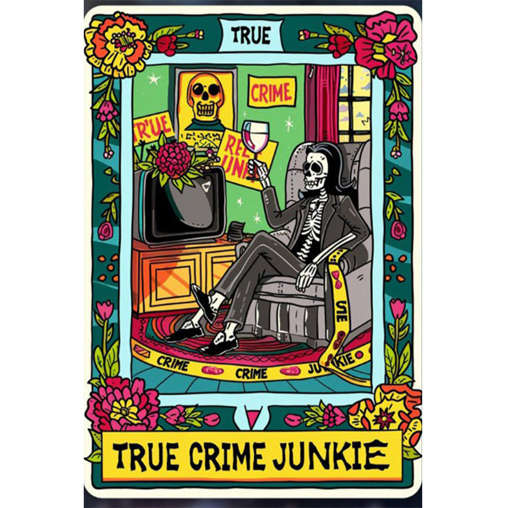 Diamond Painting - Full Round - Halloween true crime fans (40*60CM)