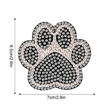 Load image into Gallery viewer, 8Pcs Special Shape Cat Paw Diamond Painting Fridge Stickers for Home Decor

