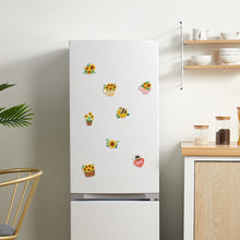 Load image into Gallery viewer, 8Pcs Special Shape Sunflower Diamond Painting Fridge Stickers for Home Decor

