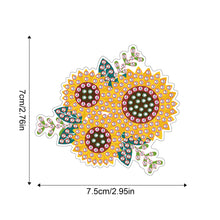 Load image into Gallery viewer, 8Pcs Special Shape Sunflower Diamond Painting Fridge Stickers for Home Decor
