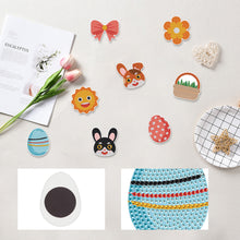 Load image into Gallery viewer, 8Pcs Special Shape Rabbit Diamond Painting Fridge Stickers for Home Decor
