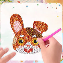 Load image into Gallery viewer, 8Pcs Special Shape Rabbit Diamond Painting Fridge Stickers for Home Decor
