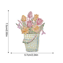 Load image into Gallery viewer, 8Pcs Special Shape Bouquet Diamond Painting Fridge Stickers for Home Decor
