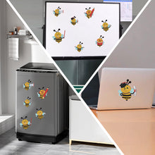 Load image into Gallery viewer, 8Pcs Special Shape Bee Diamond Painting Fridge Stickers for Home Decor
