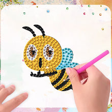 Load image into Gallery viewer, 8Pcs Special Shape Bee Diamond Painting Fridge Stickers for Home Decor
