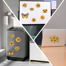 Load image into Gallery viewer, 8Pcs Special Shape Sunflower Diamond Painting Fridge Stickers for Home Decor
