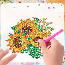 Load image into Gallery viewer, 8Pcs Special Shape Sunflower Diamond Painting Fridge Stickers for Home Decor
