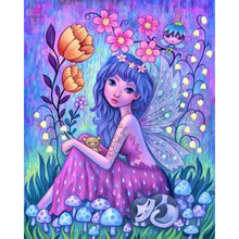 Load image into Gallery viewer, Diamond Painting - Full Round - flower elf girl (40*50CM)
