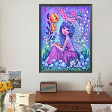 Load image into Gallery viewer, Diamond Painting - Full Round - flower elf girl (40*50CM)
