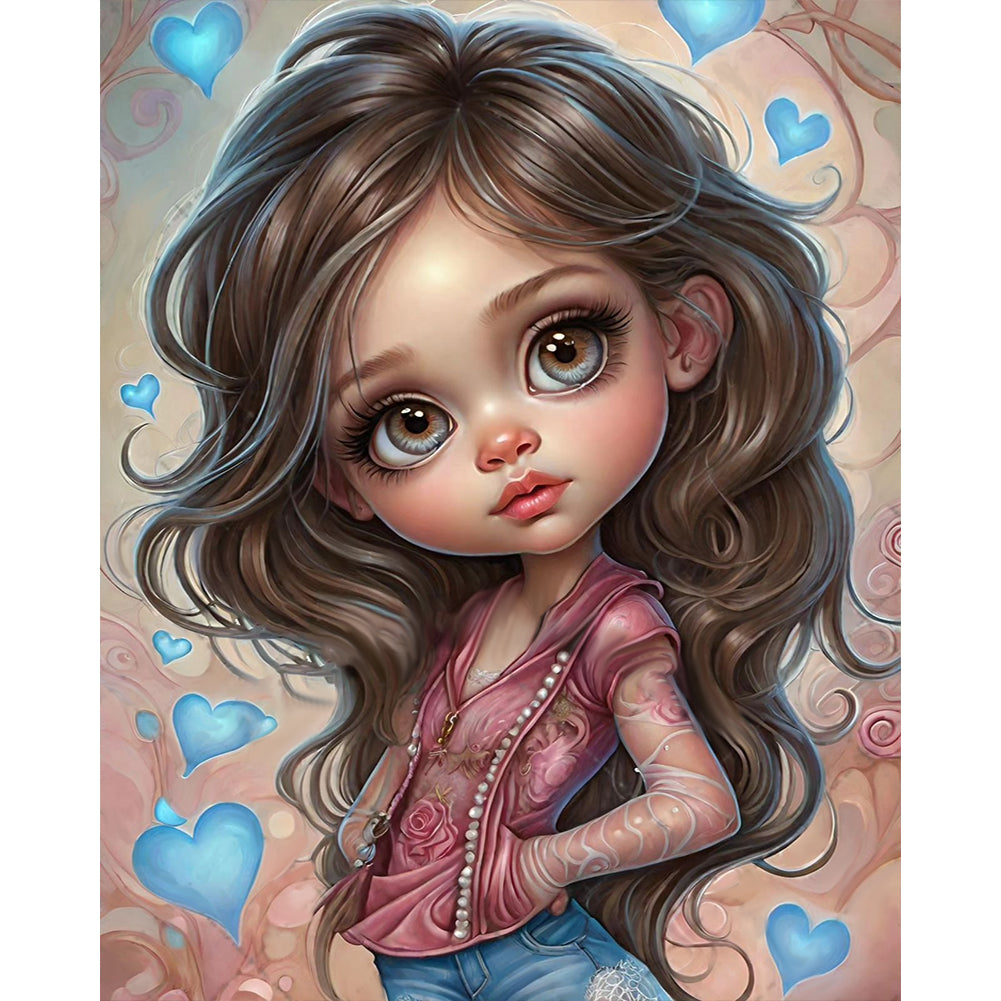 Diamond Painting - Full Round - love and girl (40*50CM)
