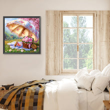 Load image into Gallery viewer, Diamond Painting - Full Round - floral parasol (50*50CM)
