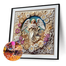 Load image into Gallery viewer, Diamond Painting - Partial Special Shaped - angel girl (30*30CM)
