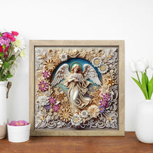 Load image into Gallery viewer, Diamond Painting - Partial Special Shaped - angel girl (30*30CM)

