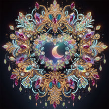Load image into Gallery viewer, Diamond Painting - Partial Special Shaped - flower moon (30*30CM)
