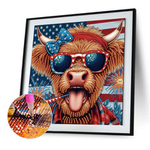 Load image into Gallery viewer, Diamond Painting - Full Round - Cow consumption on Independence Day (30*30CM)
