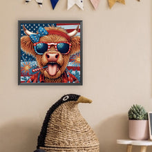Load image into Gallery viewer, Diamond Painting - Full Round - Cow consumption on Independence Day (30*30CM)

