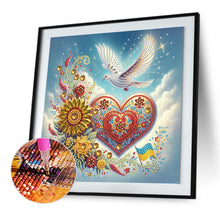 Load image into Gallery viewer, Diamond Painting - Full Round - love dove (30*30CM)

