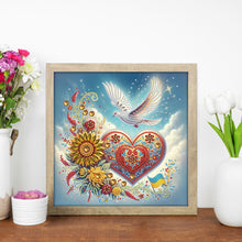 Load image into Gallery viewer, Diamond Painting - Full Round - love dove (30*30CM)
