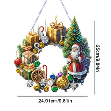 Load image into Gallery viewer, Christmas Special Shape Garland Diamond Painting Hanging Pendant for Wall Window

