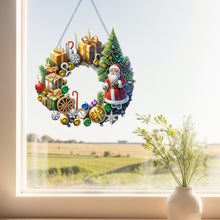 Load image into Gallery viewer, Christmas Special Shape Garland Diamond Painting Hanging Pendant for Wall Window
