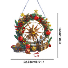 Load image into Gallery viewer, Christmas Special Shape Garland Diamond Painting Hanging Pendant for Wall Window
