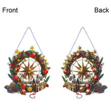 Load image into Gallery viewer, Christmas Special Shape Garland Diamond Painting Hanging Pendant for Wall Window
