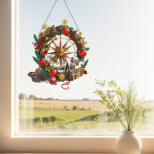 Load image into Gallery viewer, Christmas Special Shape Garland Diamond Painting Hanging Pendant for Wall Window

