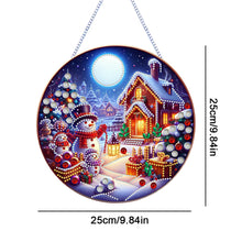 Load image into Gallery viewer, Christmas Special Shape Garland Diamond Painting Hanging Pendant for Wall Window
