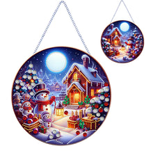 Load image into Gallery viewer, Christmas Special Shape Garland Diamond Painting Hanging Pendant for Wall Window
