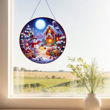 Load image into Gallery viewer, Christmas Special Shape Garland Diamond Painting Hanging Pendant for Wall Window
