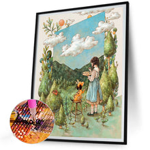 Load image into Gallery viewer, Diamond Painting - Full Round - Little Cartoon Girl (30*40CM)
