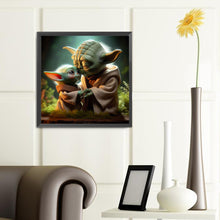 Load image into Gallery viewer, Diamond Painting - Full Round - Yoda Star Wars (40*40CM)
