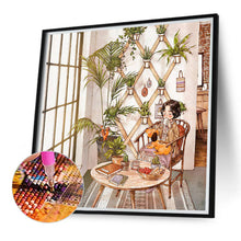 Load image into Gallery viewer, Diamond Painting - Full Round - Cartoon Girl (40*40CM)
