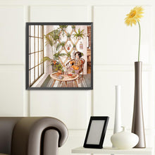 Load image into Gallery viewer, Diamond Painting - Full Round - Cartoon Girl (40*40CM)
