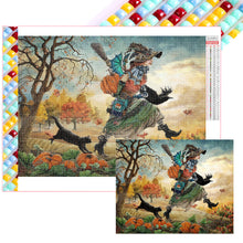 Load image into Gallery viewer, AB Diamond Painting - Full Square - Pumpkin festival witch (50*40CM)
