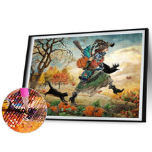 Load image into Gallery viewer, AB Diamond Painting - Full Square - Pumpkin festival witch (50*40CM)
