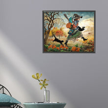 Load image into Gallery viewer, AB Diamond Painting - Full Square - Pumpkin festival witch (50*40CM)
